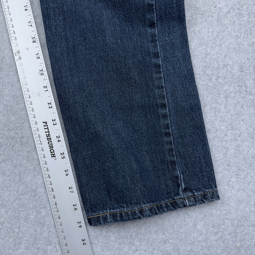 Levi's 514 Jeans Mens 33x30 FITS 32x29 Slim Straight Medium Wash 100% Cotton - Picture 7 of 11